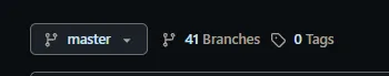 Git repository with many lesson branches