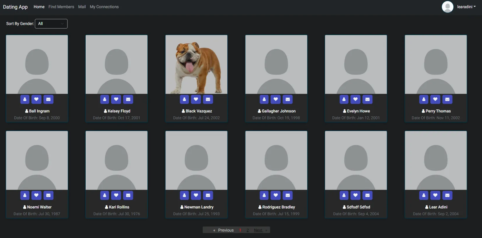 MEAN Stack CRUD Dating App