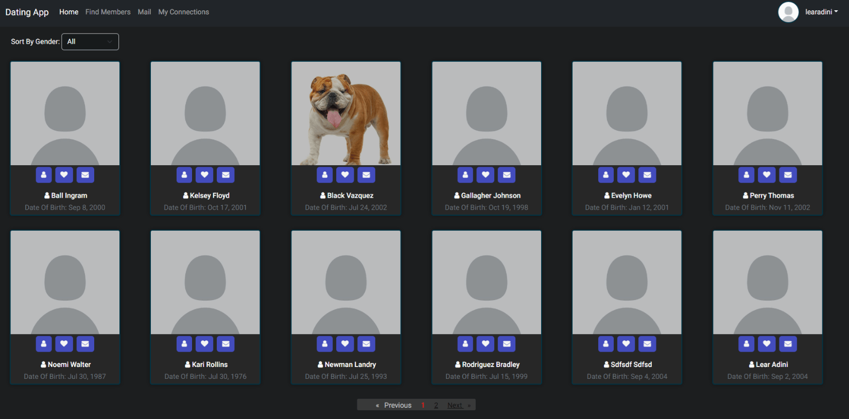MEAN Stack Dating App